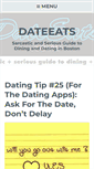 Mobile Screenshot of dateeats.com